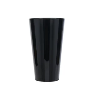 Black acrylic water cup