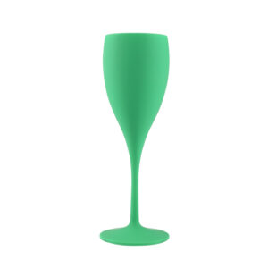 Food-grade green tall acrylic champagne glass