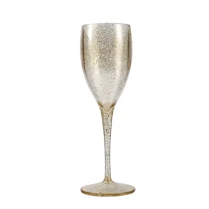 Gold powder champagne acrylic goblet